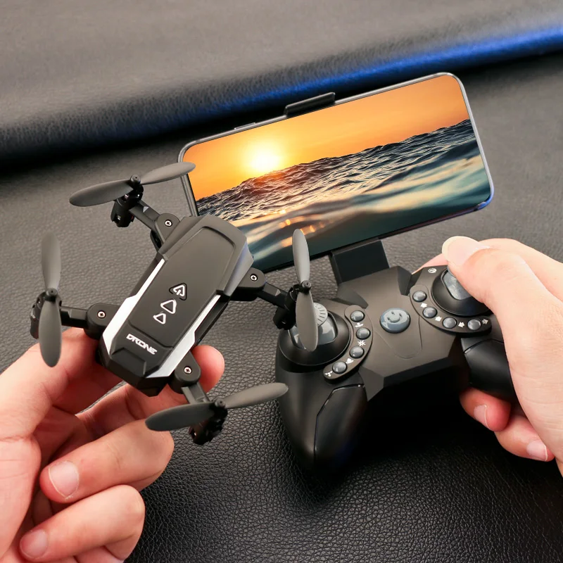 Mini Dron teledirigido con cámara 4K HD, cuadricóptero KK8 plegable, súper LARGA RESISTENCIA, helicóptero de regreso con una sola tecla, juguetes para chico