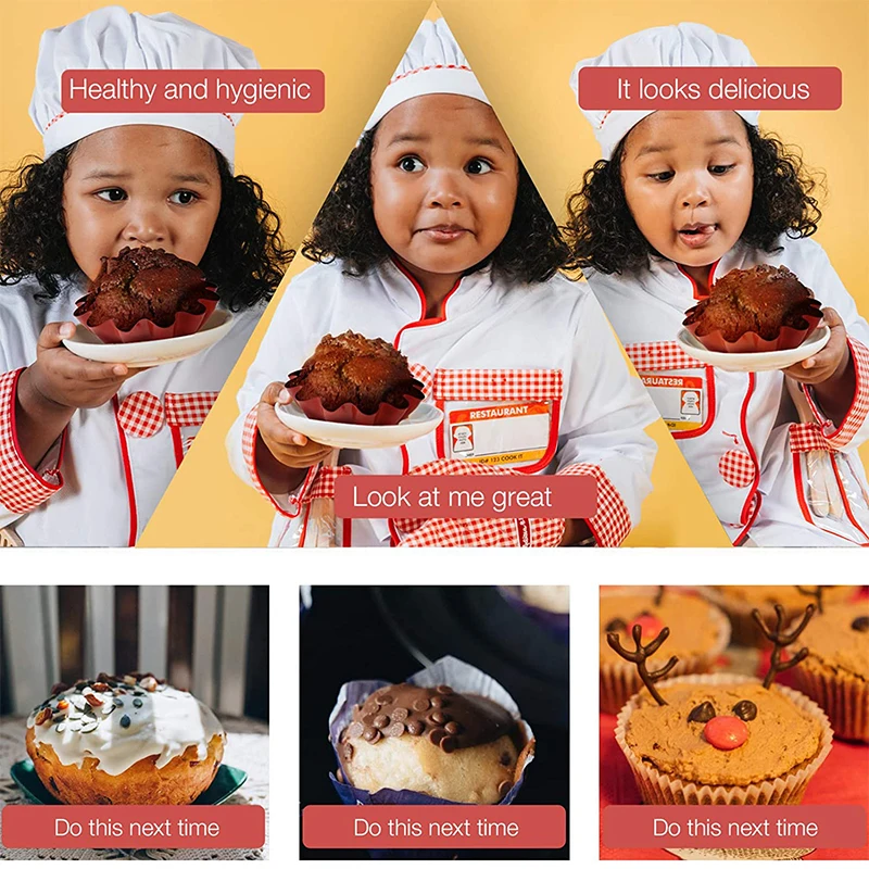 6Pcs Carbon Steel Egg Tart Molds Mini Tart Pie Pan Fluted Design Cupcake Baking Mold Non-Stick Quiche Flan Pan Muffin Baking Cup