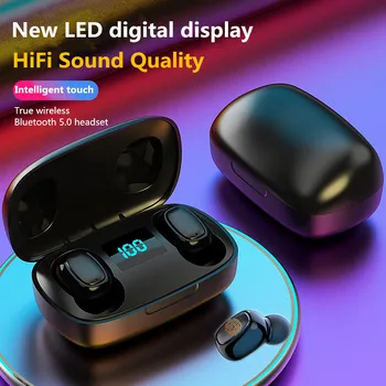 

Bluetooth Earphones 5.0 Mini Wireless Headset Power Display Earphone With Charging box Sport Earbuds Gaming Headphones Headset