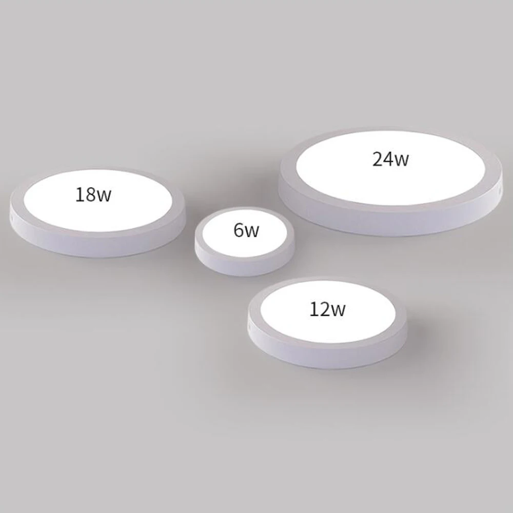 Boyero LED Ceiling Panel Dimmable Black Metal And White Plastic Panel - View #10