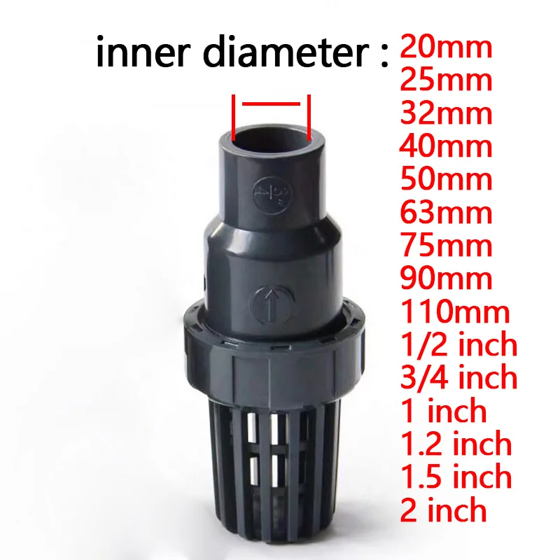 filtro de agua bomba agua com filtro entrada saida valvula retencao em pvc acessorios peca 05