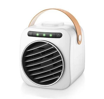 

EAS-Usb Mini Portable Air Conditioner Humidifier Purifier Desktop Air Cooling Fan Led Light Gear Display Air Cooler Fan For Offi