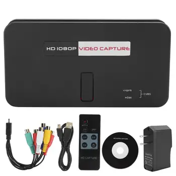 

High Definition Video Capture Box Computer Games Record Live Broadcast Acquisition Card US Plug 100-220V New