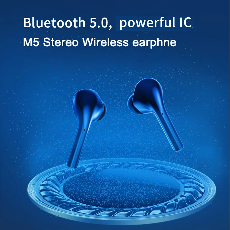 Новинка M5 Bluetooth 5,0 гарнитура TWS беспроводные наушники бинауральные сенсорные спортивные наушники для бега для iPhone Xiaomi всех телефонов