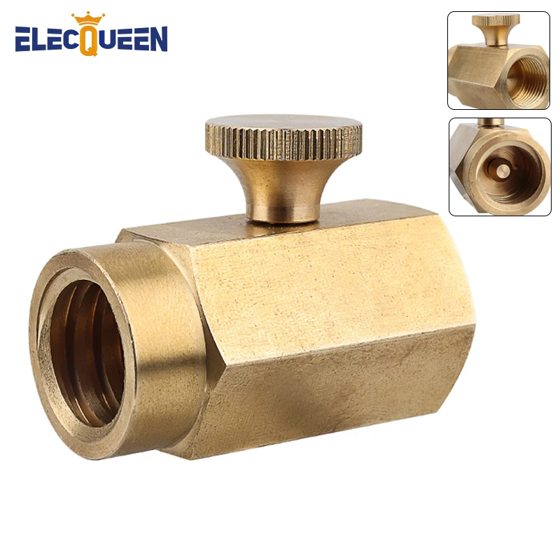 

Soda Cylinder Adapter CO2 Refill Adapter Connector Kit for Filling Gas to Soda Water Bottle From Co2 Tank, Homebrew Kit