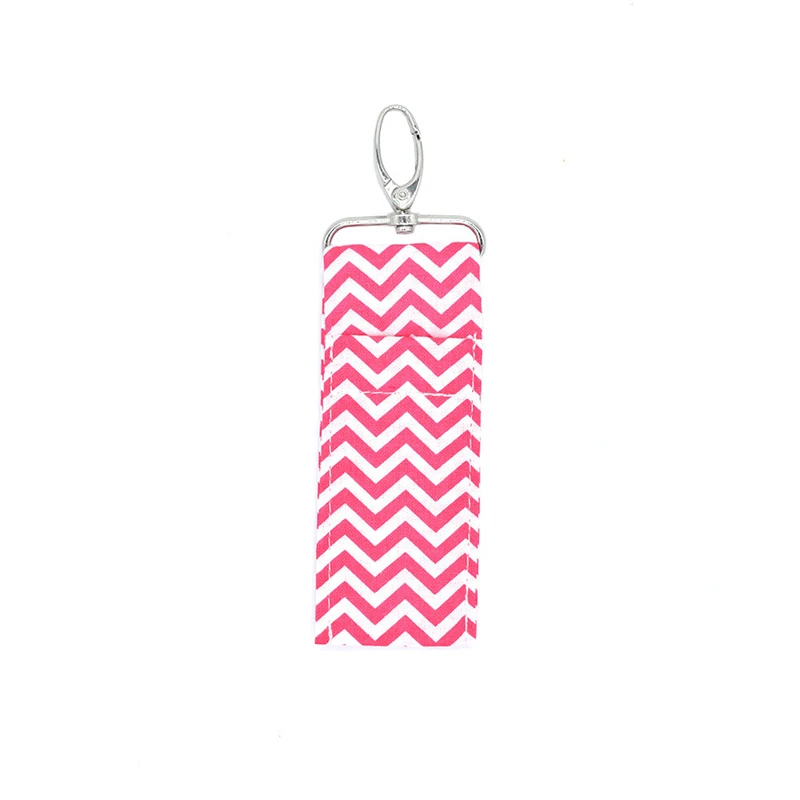 Ladies portable perfect storage bag mini lipstick box bag storage chopsticks key ring printing keychain gift girl
