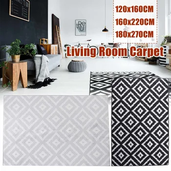 

Large Nordic Modern Carpet Polyester Rug and Carpets for Living Room Floor Child Kids Play Mat Bedroom Bathroom Home Door Mat