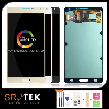 

Warranty 5.5" AMOLED/TFT LCD for SAMSUNG Galaxy A7 2015 LCD Display A700 A700F A700FD Touch Screen Digitizer Replacement Parts