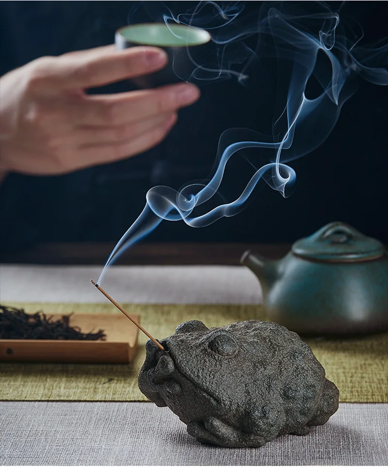 Toad Figurine Tea Pet Lucky Frog Wealth Animal Statue Home Decor Gift Incense Desk Ornament Tea Ware Natural Stone Fortune Toad Figurine Tea Pet Lucky Frog Wealth Animal Statue Home Decor Gift Incense Desk Ornament Tea Ware Natural Stone Fortune