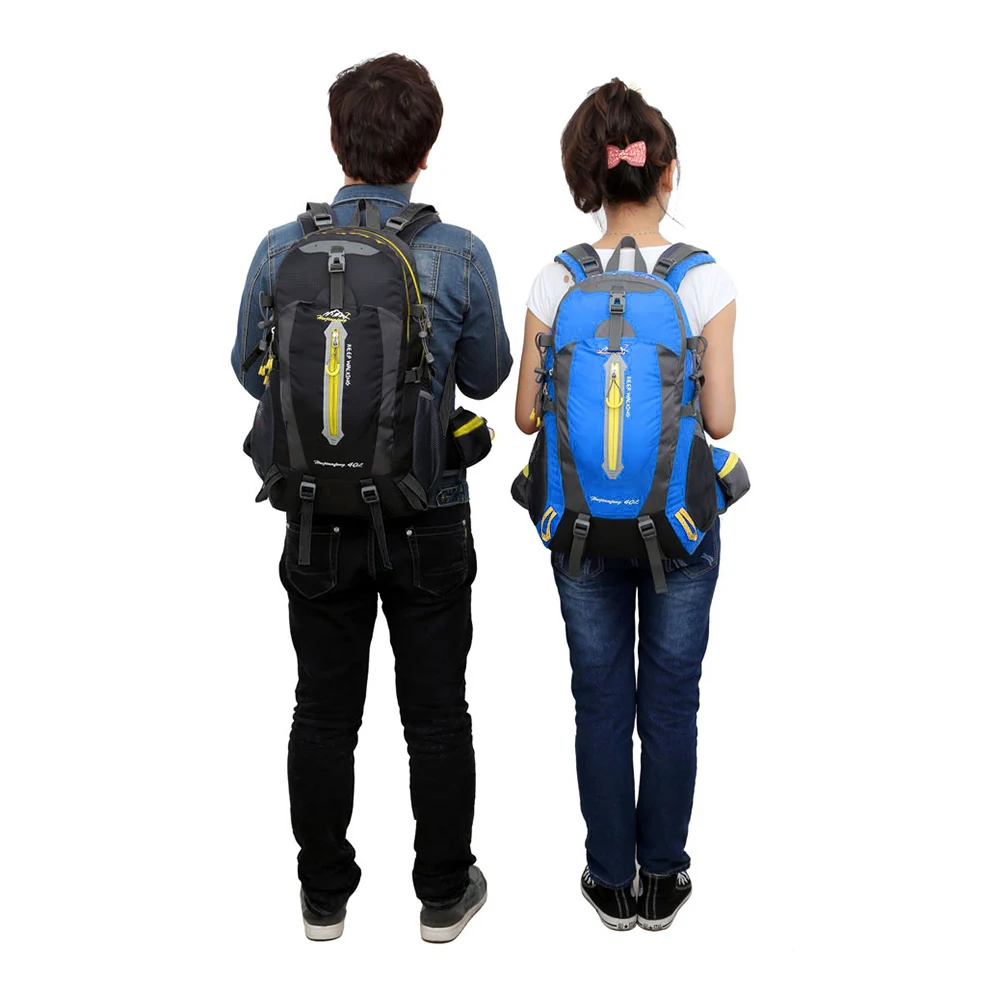 

40L Water Resistant Travel Backpack Camp Hike Laptop Daypack Trekking Climb Back Bags For Men Women