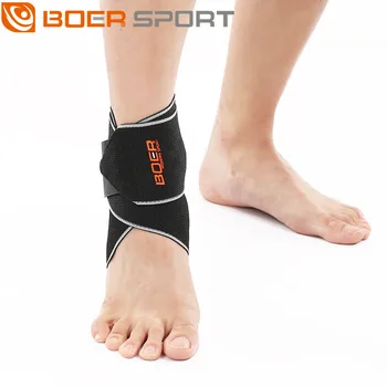 1Pc Enkel Ondersteuning Elastische Ademende Brace Tobillera Fitness Sport Verstelbare Compressie Enkel Protector Voetbal Running Riem