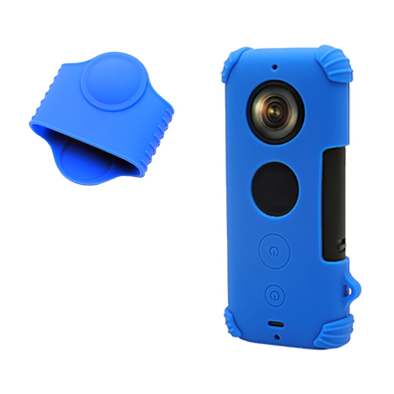 Силиконовый чехол для Insta360 One X Lens защитный противоударный чехол полное покрытие оболочка Insta360 One X аксессуары для камеры