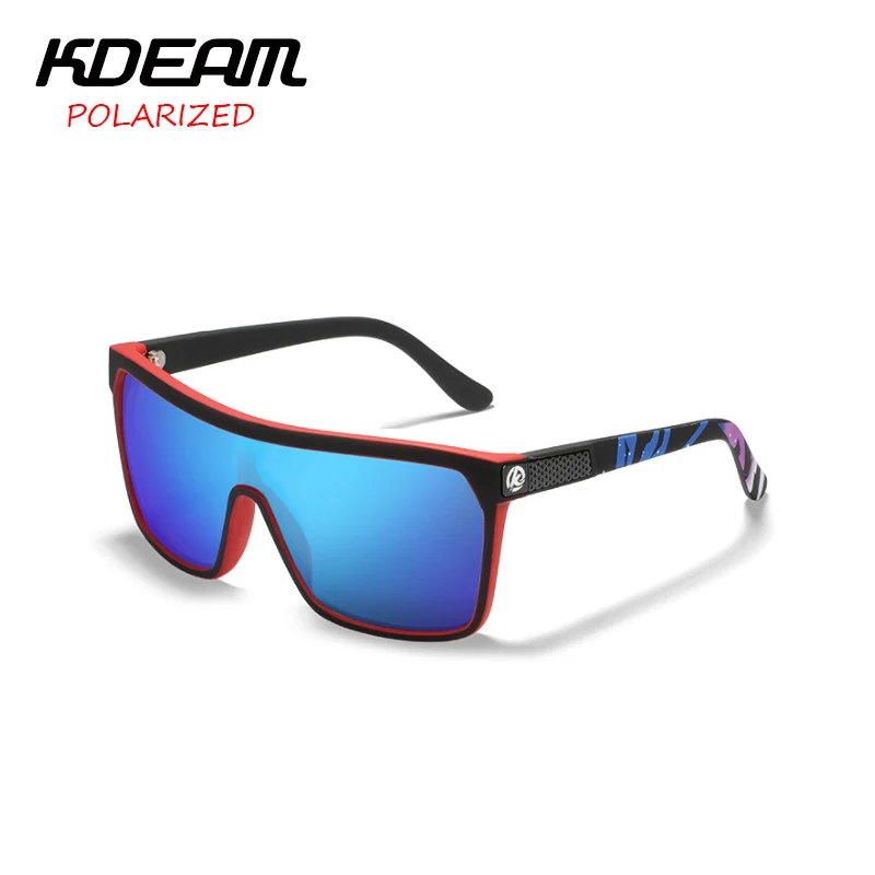 KDEAM летние новые стильные мужские солнцезащитные очки поляризованные одна деталь фигуры Модные солнцезащитные очки подходят длительные очки KE57