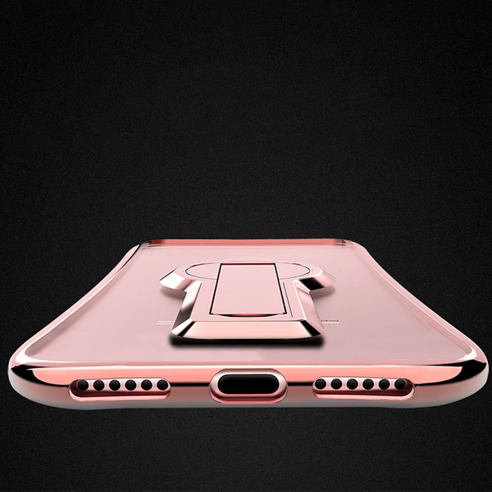 Прозрачный чехол для телефона iPhone 11 Pro Max, четыре угла подушки безопасности, противоударный мягкий прозрачный силиконовый чехол, подставка