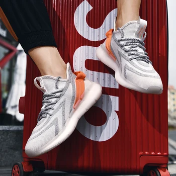 

Young Men's Lightweight Breathable Sneakers Fashion Running Shoes Casual Vulcanized Shoes Male Jogging Walking Footwear for Men