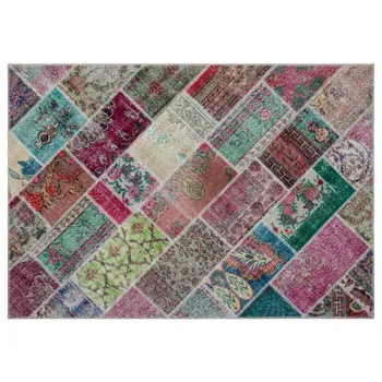 

Handmade Natural Vintage Patchwork Area Rug 160x230 Cm-5'3''X7'7''