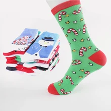 Женские Зимние Носки с рисунком, Забавные милые рождественские носки, индивидуальные носки, Harajuku, модные, крутые