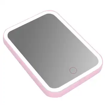 

Professional Make Up Brush LED Makeup Mirror Folding Desktop Cosmetic Mirror Tools for Travel Bathroom Tabletop Eye