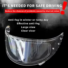 Universal Anti-niebla parche Visor lente para motocicleta cara abierta completa casco lente Anti-niebla Motorcross Moto lente película antiempañamiento