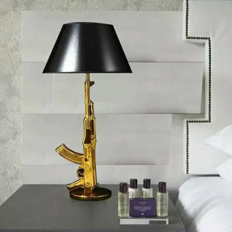Золотистые светодиодные лампы для пола, итальянский дизайн, светильники AK47, освещение для гостиной, деко, лампы для гостиной, декоративные огни для пола, лампы Lampara De Mesa