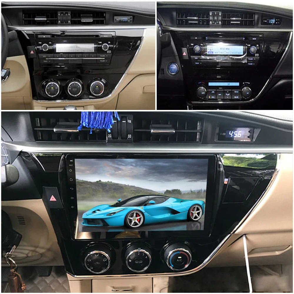 Flash Deal SINOSMART 2.5D IPS Android 8.1 Car Radio GPS Navigation Player for Toyota Corolla/Levin 2014 2015 2016 32EQ DSP, 4G RAM Optional 4
