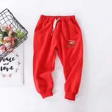 Весенне-осенние штаны-шаровары с рисунком машины, мешковатые штаны для мужчин и женщин, детские брюки