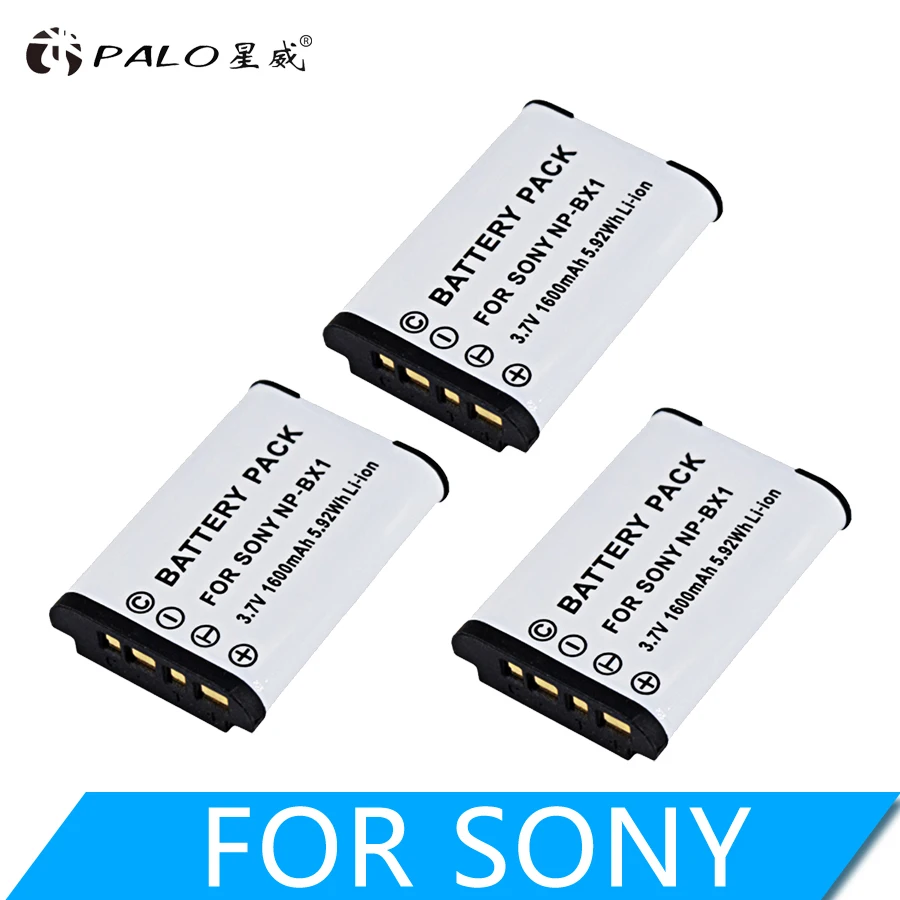 1-4 года шт. NP-BX1 NPBX1 NP BX батарея+ зарядное устройство USB слота для sony комплектующие фотоаппарата sony DSC RX1 RX100 AS100V M3 M2 HX300 HX400 HX50 HX60 GWP88 AS15 WX350 - Цвет: 3pcs