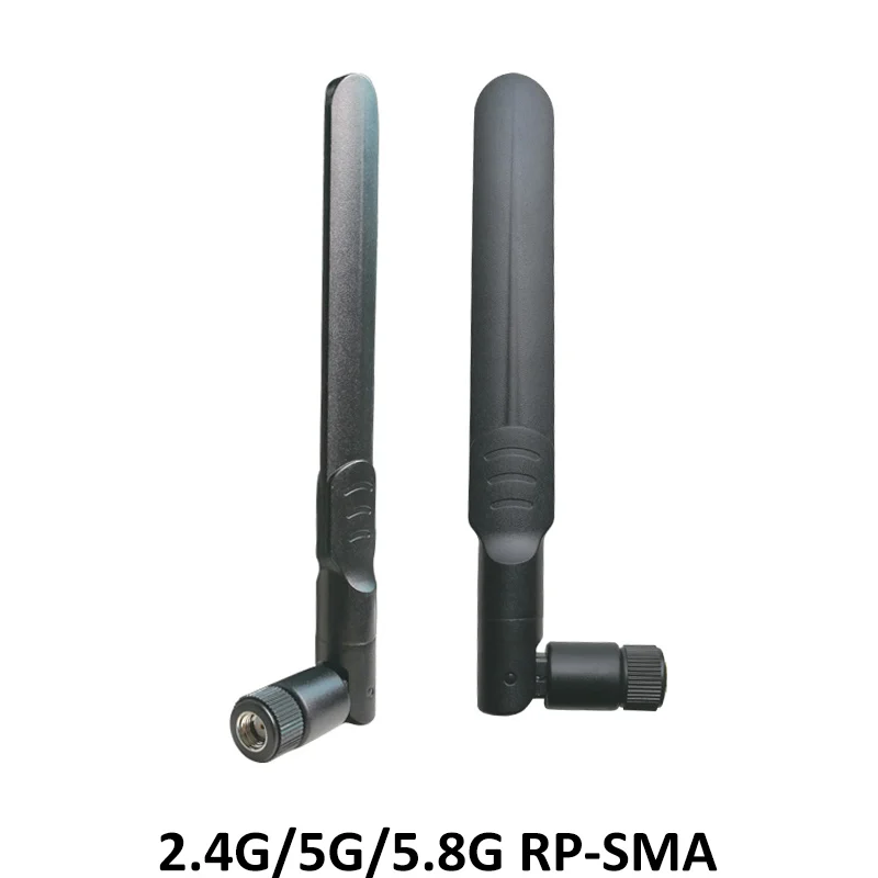GRANDWISDOM 5pcs 2.4g 5.8g antenna 5dbi sma female wlan wifi dual band antene antena IPX ipex 1 SMA male pigtail Extension Cable