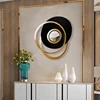 European Luxury Wrought Iron Wall Hanging Decorative Mirror 1
