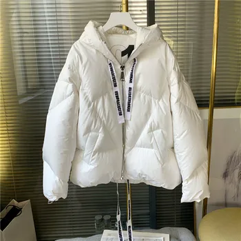 

Down Coats White Goose Duck Down Hooded Down Jacket