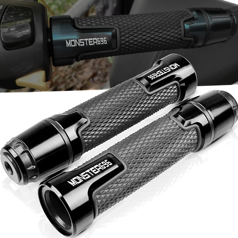 For Ducati Monster 696 696MONSTER 2009 2010 2011 2012 13 2014 7/8&quot22MM Motorcycle Handle Bar Handlebar Grips Scooter Cover End |