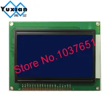 Yuxian 12864 12864A ЖК-дисплей модуль STN синий 5v Графический KS0108 WH12864A размер 93*70 мм, 1 шт