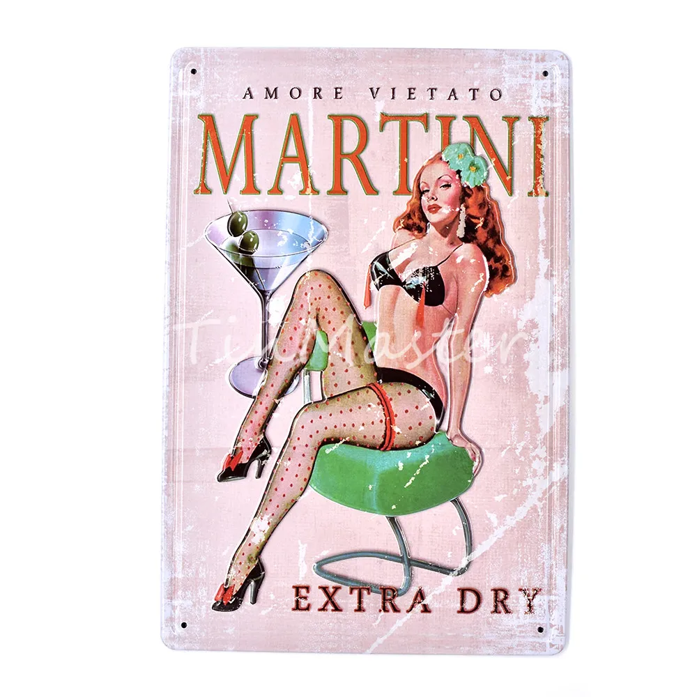 A89 Винтаж тиснение металлический оловянный гаражный Знак PIN UP сексуальная девушка плакат Паб Бар Украшение Стены Дома Ретро 3D металлическая доска Декор - Цвет: A89