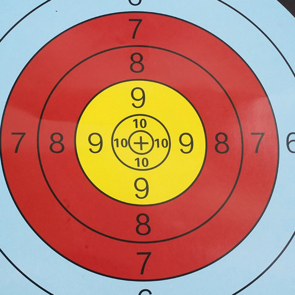 10pcs Archery Target Paper Face 40x40cm For Arrow Bow Practice Shooting Training Outdoor Sports Aim Stickers Shot Accessories ► Photo 2/6