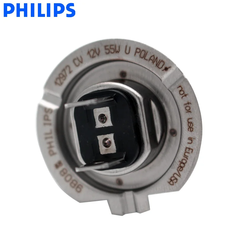 Philips H7 12 В 55 Вт Кристальное видение 4300K яркий белый светильник галогенные лампы