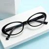 Small Frame Blue Light Blocking Oval Myopia Lens Prescription Eyeglasses Women Men TR90 Optical Spectacles 0 -0.5 -0.75 To -6.0 2
