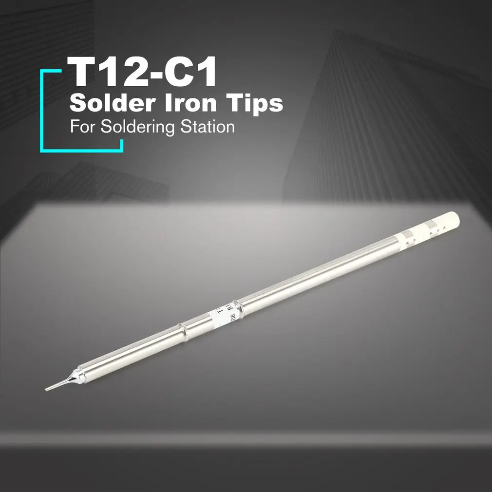 T12 Series Soldering Iron Tips T12-C1 High-grade Welding Tools T12 Soldering Tip for Soldering Station Rapid Heating