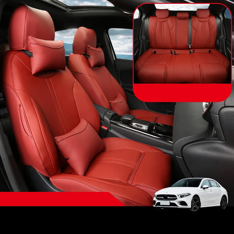 

Lsrtw2017 for Mercedes Benz A Class W177 A180 A200 Car Seat Cover Cushion Breathable Leather Interior Accessories 2019 2020