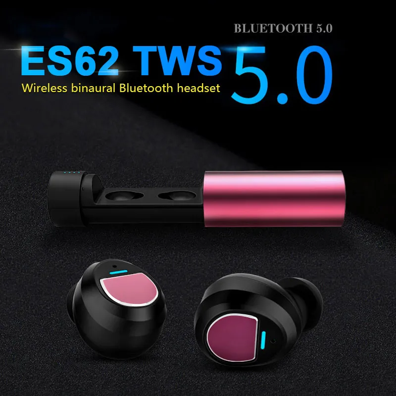 

ES62 TWS Mini Earphone Sport Invisible HD Voice Waterproof Bluetooth 5.0 Wireless