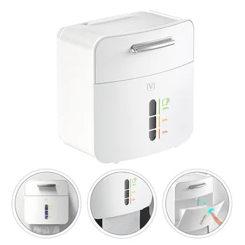 

Multifunctional Tissue Box Wall Mounted Tissue Container Paper Towel Storage Box
