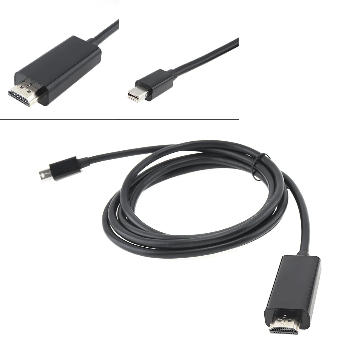 

Mini 1.8M 1080P DisplayPort HDMI1.4 Cable DP to HDMI Active Adapter Display Port HDMI Connector Converter Cord for Dell