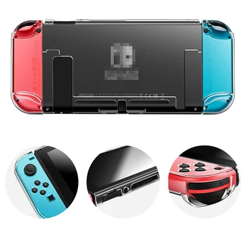 

Crystal Protective Shell For Nintendo Switch PC Hard Cover Shell Transparent Anti-fall Full Case For Nintendo Switch Accessories