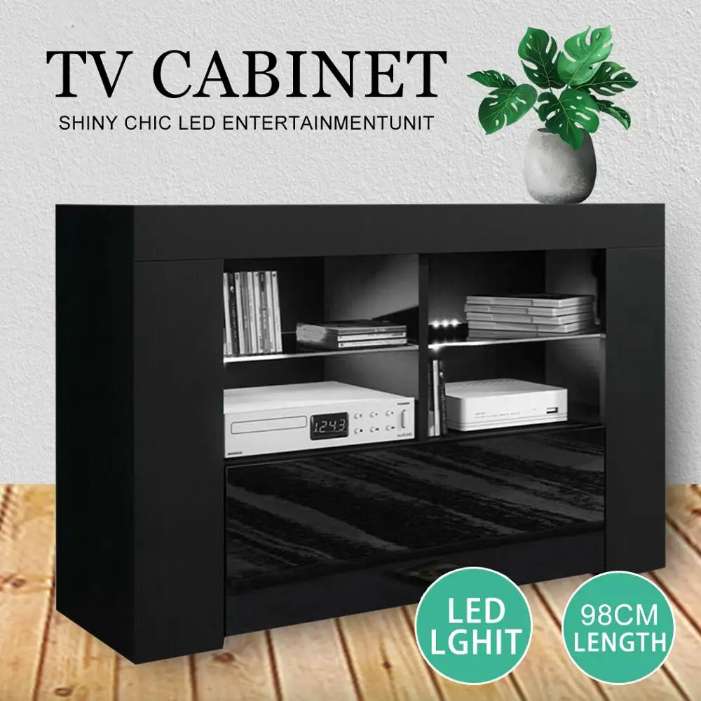 

High-gloss TV Cabinet Computer Display Storage Living Room Bedroom Household