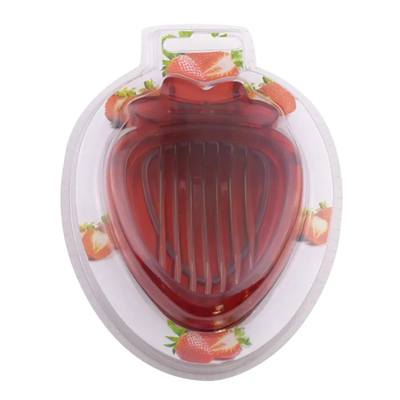 Клубничный раздел Slicer измельчитель кухонный приспособления кухонные аксессуары мини-слайсер кроя просто ломтик Нержавеющая сталь лезвие ремесло инструменты для фруктов E2S