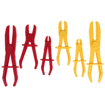 

Hose Pliers 3Pcs Nylon Line Clamp Plier Hose Clamp Tool Set Brake Line Clamp