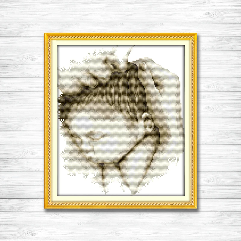 

Embrace baby Mother's love Paintings Decor Counted Printed on canvas DMC 14CT 11CT Cross Stitch Needlework Kits Embroidery Sets