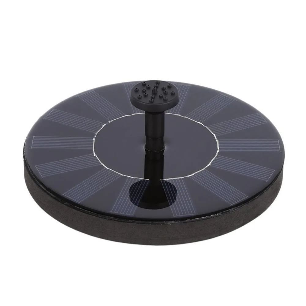 Солнечная водяная Панель мощность фонтанный насос Комплект для бассейна сад пруд полив Круглый водяной садовый фонтанный насос