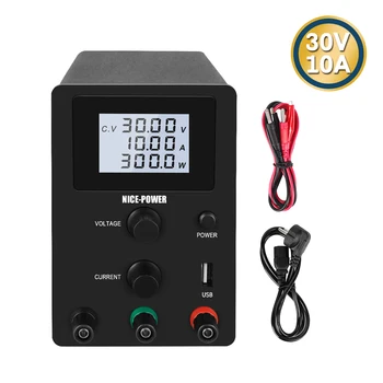 

New 220V 0-30V 0-10A DC Power Supply Switching Voltage-stabilized Source Regulated Power Supply Stabilized Voltage Supply