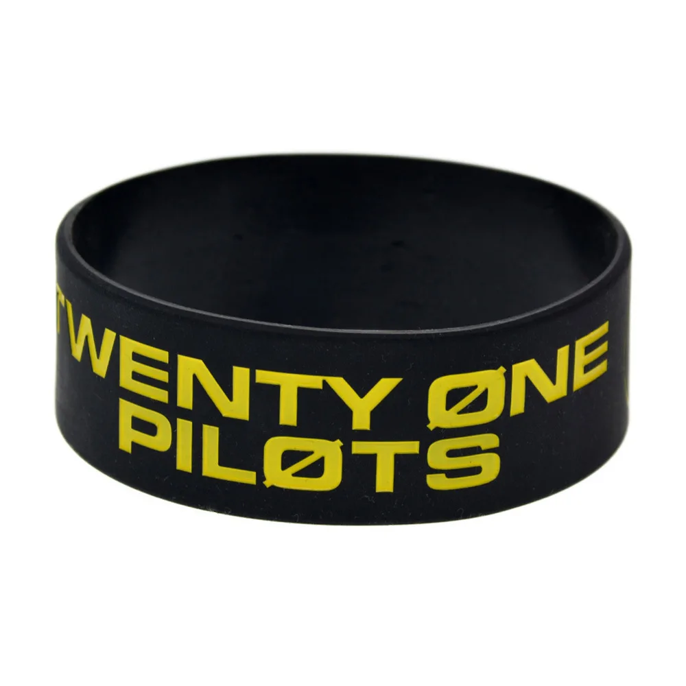 Silicone Bracelet 1 Inch Bracelet Band Sports Bracelets man women jewelry