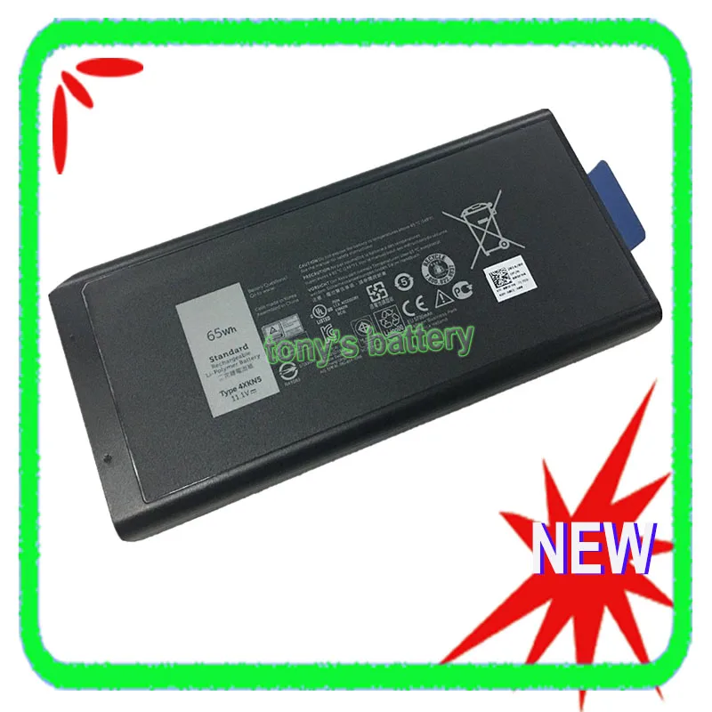 Nova 4xkn5 Cj2k1 12 X8vwf Bateria para Dell Latitude 7204 14 7404 E5404 E7404 Série Dknkd 45112187 451-12188